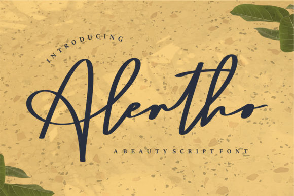 Alertho: A Timeless Handwritten Font for Business