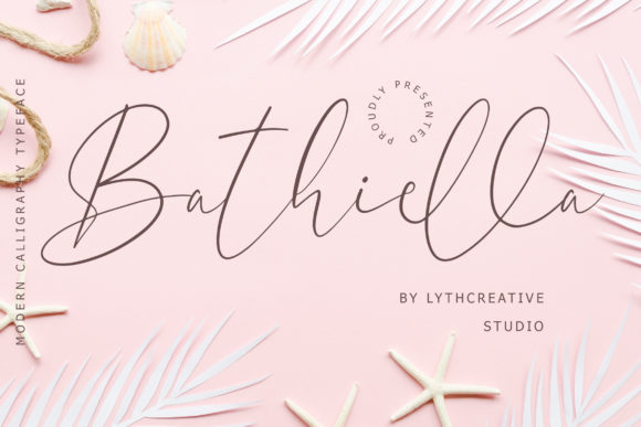 Bathiella Font for Web Design