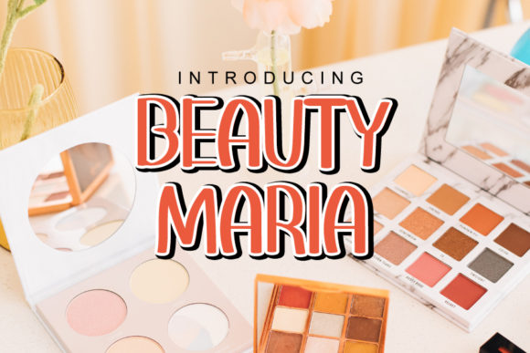Beauty Maria Font for Creative Makers