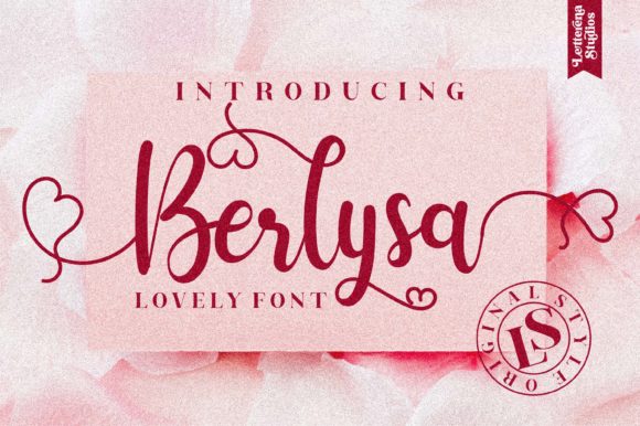 Berlysa Font for Creative Campaigns