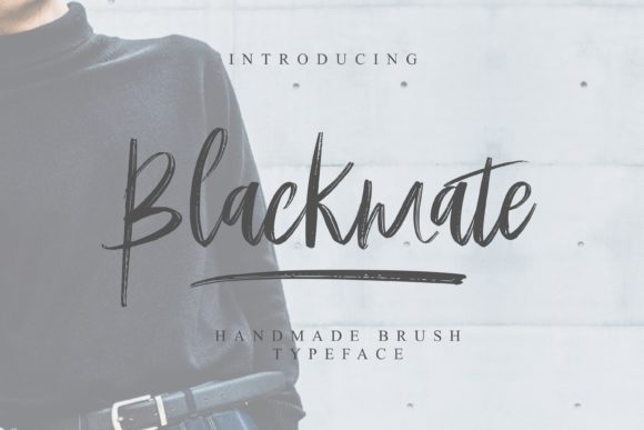 Blackmate: A Handwritten Script Font
