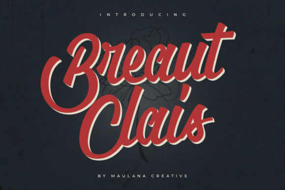 Breaut Clais: A Friendly Handwritten Font