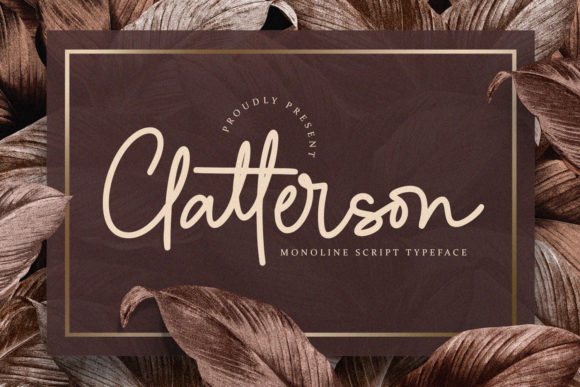 Clatterson Font: Elegant Script for Editorial Design