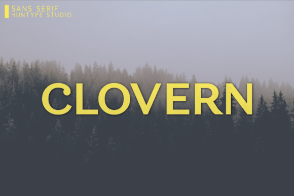 Clovern: A Bold Font for Digital Campaigns
