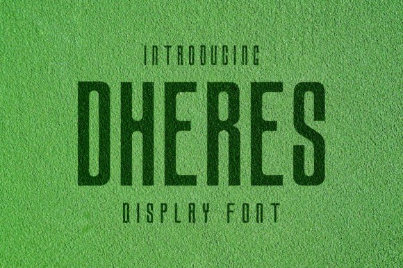 Dheres Sans: A Bold Font for Business Branding