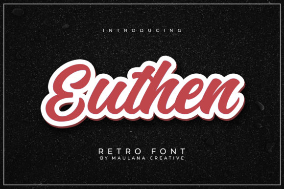 Euthen Font: Bold Handwritten Style