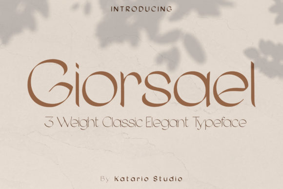 Giorsael Font for Professional Branding