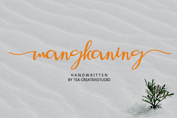 Mangkaning: A Handwritten Font for Creative Projects
