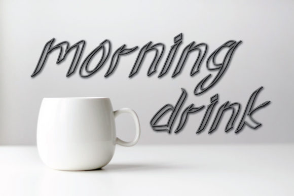 Morning Drink Font for Elegant Design
