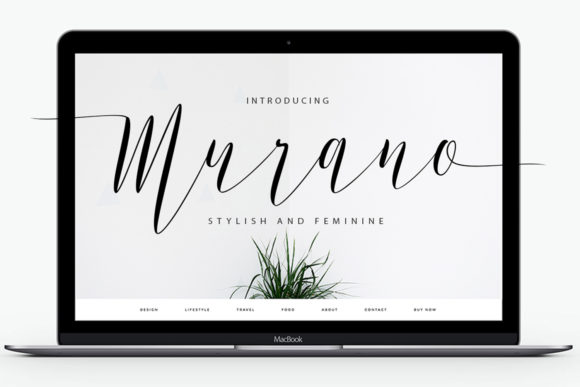 Murano: A Delicate Script Font