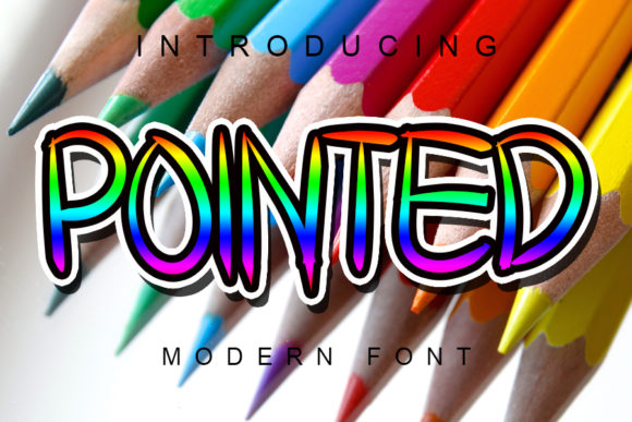 Pointed: A Handwritten Font for Creative Expression