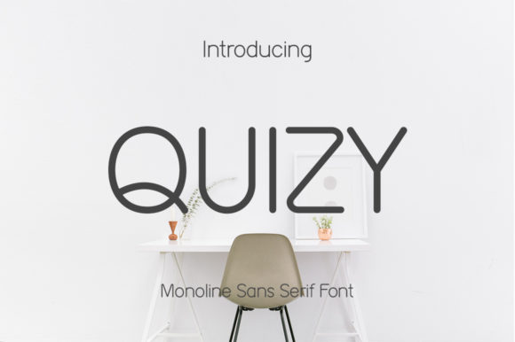 Quizy: A Font for Creative Campaigns