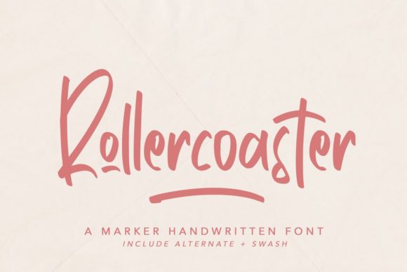 Rollercoaster Font for Creative Design