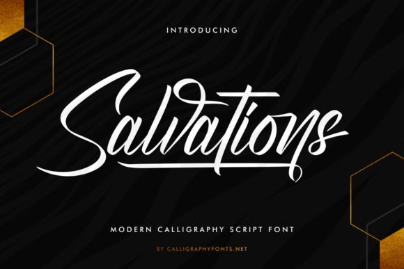 Salvations Font for Creative Campaigns