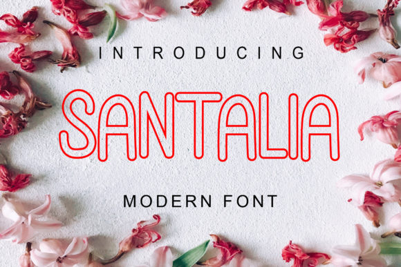 Santalia: A Handwritten Font for Creative Expression