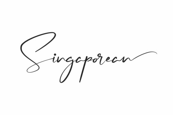 Singaporean Font for Web Design