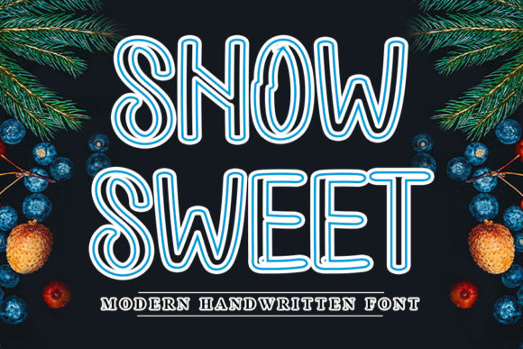 Snow Sweet Font for Creative Makers