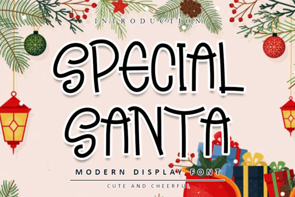 Special Santa Font for Creative Campaigns